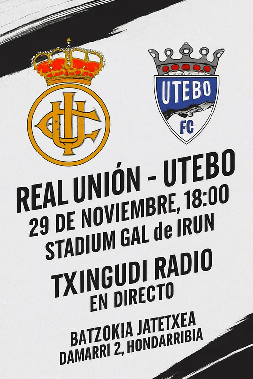 EL REAL UNIÓN RECIBE AL LIDER UTEBO EN UN DUELO DE LOS GRANDES A LAS 18,00 EN EL STADIUM GAL