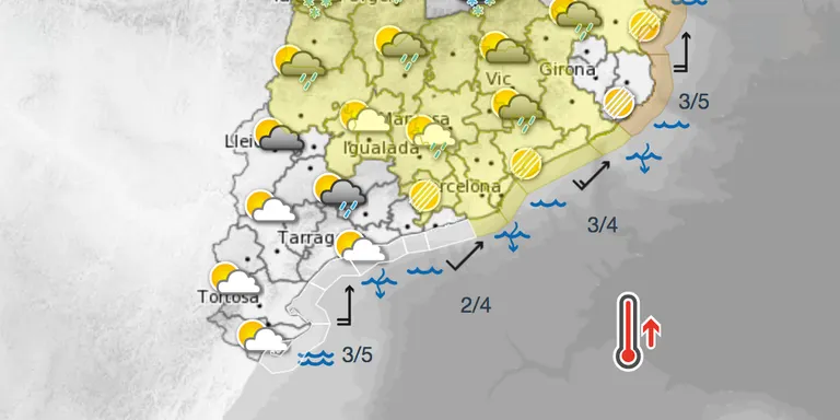 Protecció Civil manté activades les alertes dels plans Inuncat i Neucat