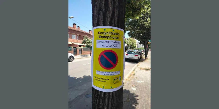 5ª actuació del tractament fitosanitari de l’arbrat, la nit del 18 al 19 de juny