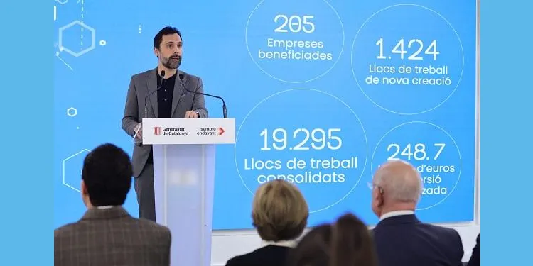 La Generalitat de Catalunya destina 1,7 MEUR en ajuts per a noves inversions industrials a la vegueria de Tarragona