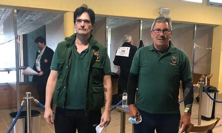 Bona participació dels tiradors Lluís Cortezón i Carlos Juárez a la Copa RFEDETO de pistola esportiva