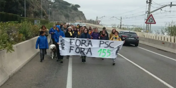 Els CDR d’Arenys s’han mobilitzat aquest cap de setmana