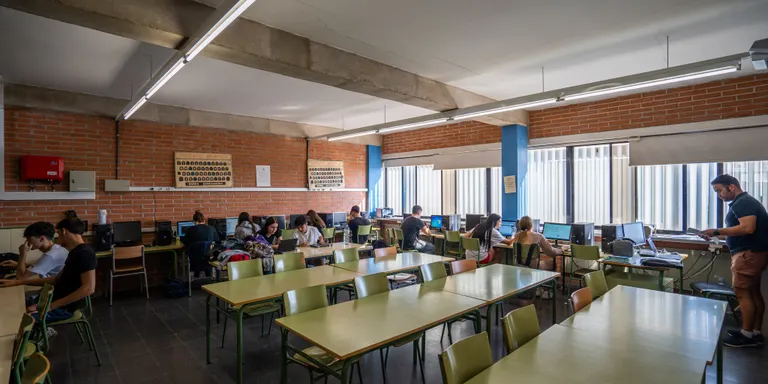 La majoria dels alumnes de 3r i 4rt d’ESO de Caldes s’han adherit a la vaga d’avui