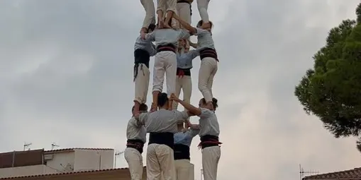 Els Nois de la Torre fan proves del 4d8 a la diada de Roda de Berà