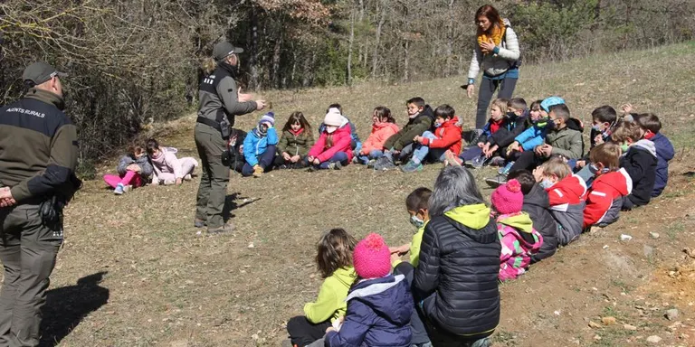 Un centenar d'alumnes de quatre escoles del Solsonès participen a la Festa de l'Arbre
