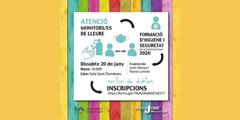 Formació d’higiene i seguretat per a activitats de lleure adreçada a monitors i monitores de la Seu d’Urgell i comarca
