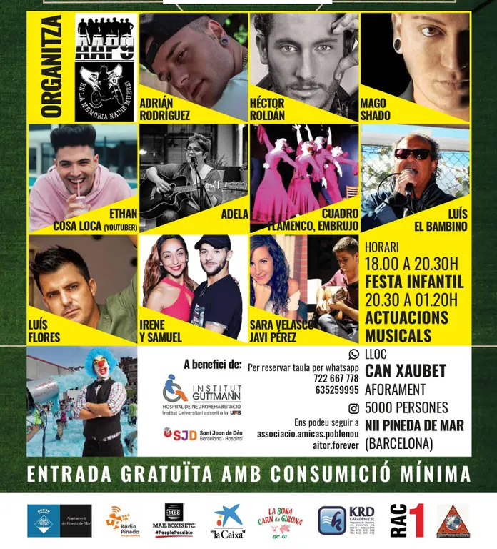 Divendres 2 d'agost, nova data del Concert Solidari