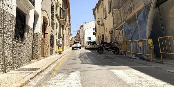 Talls de trànsit al carrer de Dalt d’Altafulla els dies 17 i 18 de juny
