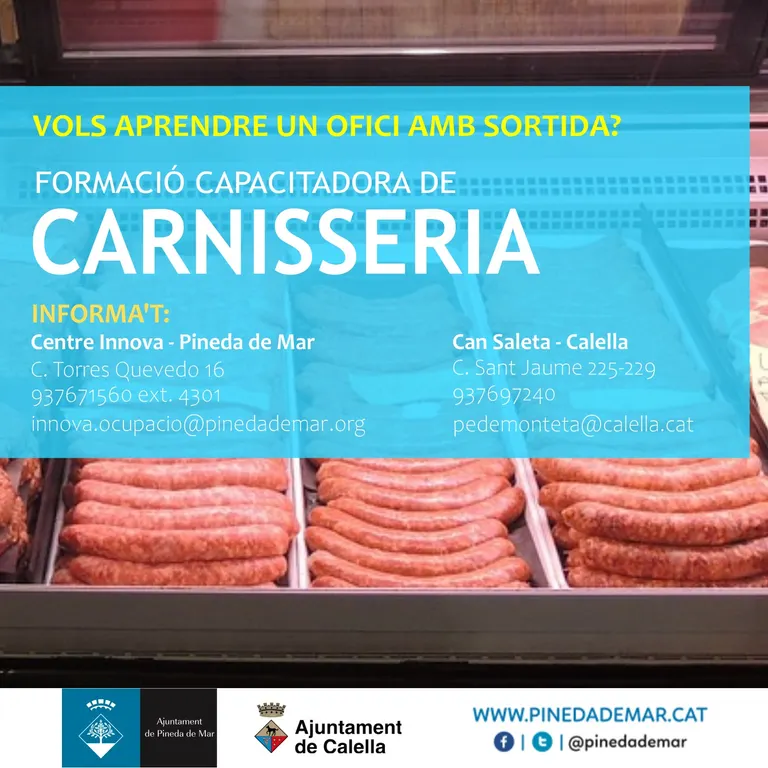 Formació per ser carnisser o carnissera
