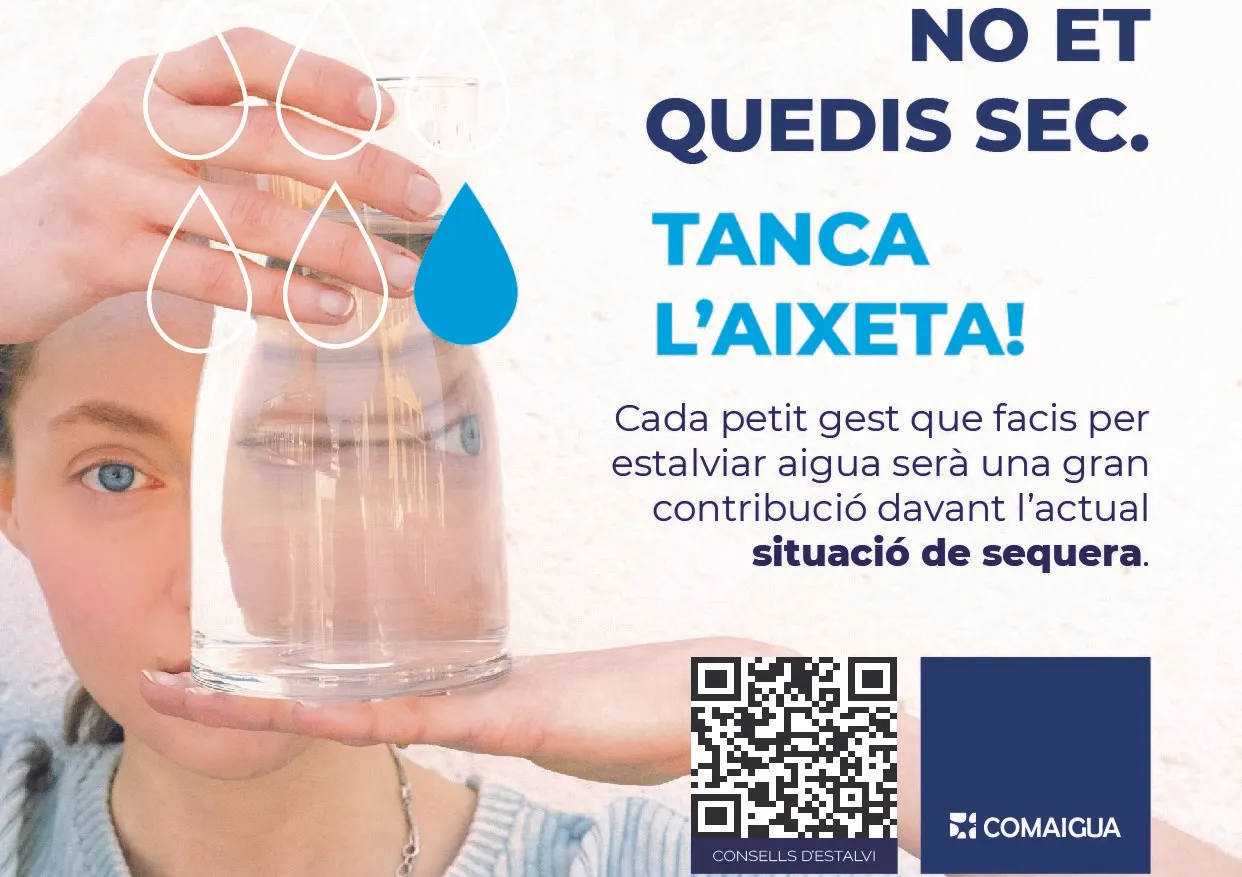 Comaigua demana un ús responsable de l’aigua davant la situació d’escassetat d’aquest estiu