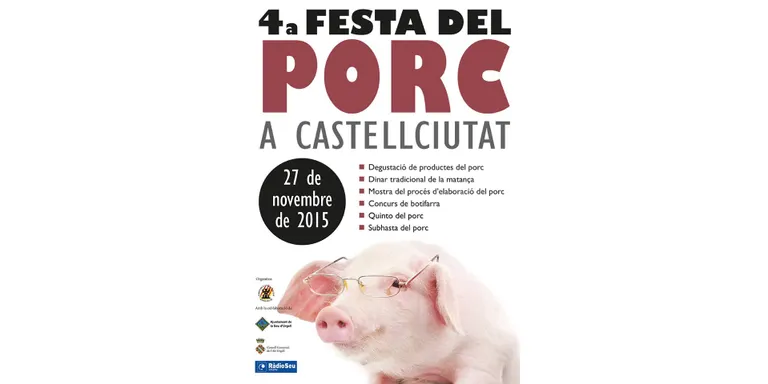 Castellciutat celebra la 4a Festa del Porc