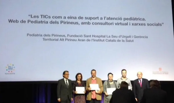 Pediatria dels Pirineus, Premi a la Millor Experiència en la 5a Jornada del Pla de Salut de Catalunya
