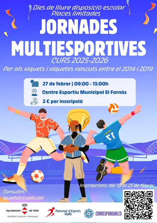 Consolidació de les jornades multiesportives en dies no lectius