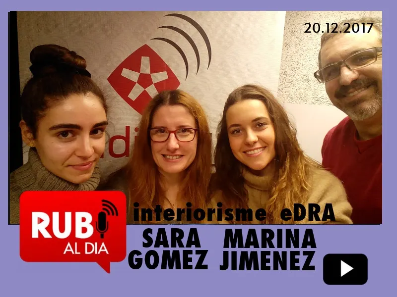 MARINA JIMÉNEZ i SARA GÓMEZ alumnes d'interiorisme de l'Escola d'Art (eDra)