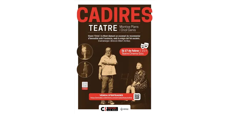Mont Plans i Oriol Genís presenten a la Seu l'obra 'Cadires'
