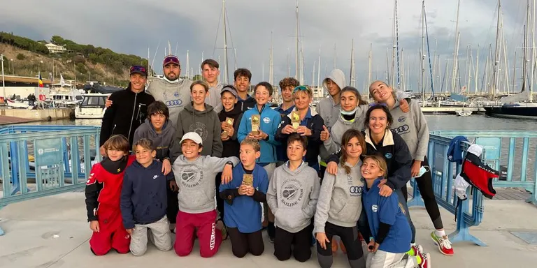 Gran paper de l’equip d’Optimist del Club Nàutic de Cambrils al 32è Premi Principat d’Andorra