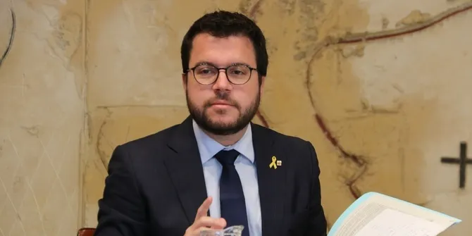 La fiscalia no veu delicte a Pere Aragonès arran de la celebració de l'1-O