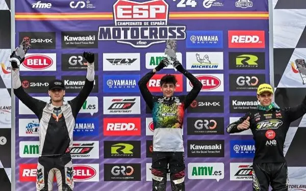 El catllarenc Bruno Miró regna en la segona prova del Campionat d’Espanya Sub18 de Motocrós a MotorLand