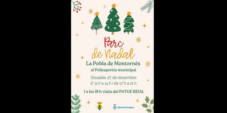 Els infants de la Pobla de Montornès podran gaudir d’un parc de Nadal el pròxim 27 de desembre