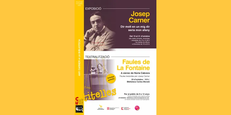 Una exposició i una teatralització infantil commemoren l'Any Carner a Solsona