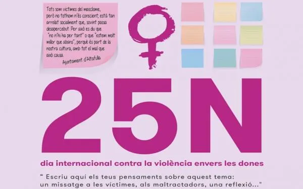 Altafulla programa diverses iniciatives per commemorar el dia internacional contra la violència envers les dones