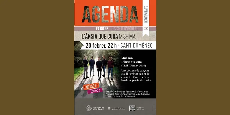 Mishima presenta a la Seu d'Urgell el seu nou àlbum 'L'ànsia que cura'