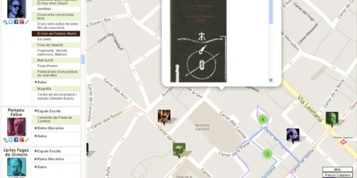 Un mapa virtual permet relacionar Espriu amb temples de culte