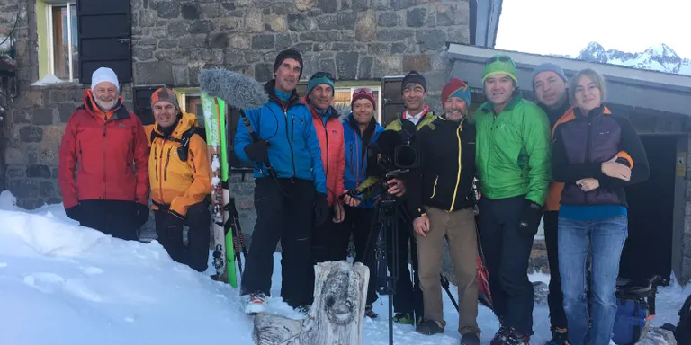 La televisió pública de Baviera grava un reportatge sobre el Pirineu