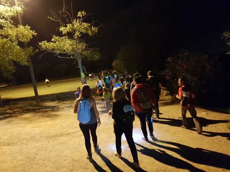 L’11ª caminada nocturna frega els 1200 participants