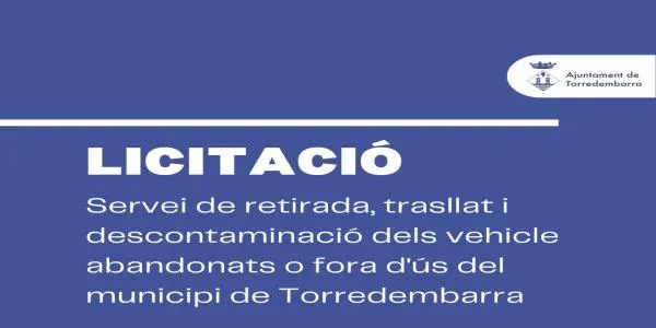 Torredembarra licita el servei de retirada de vehicles abandonats al municipi