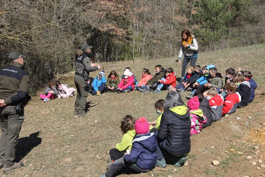 Un centenar d'alumnes de quatre escoles del Solsonès participen a la Festa de l'Arbre