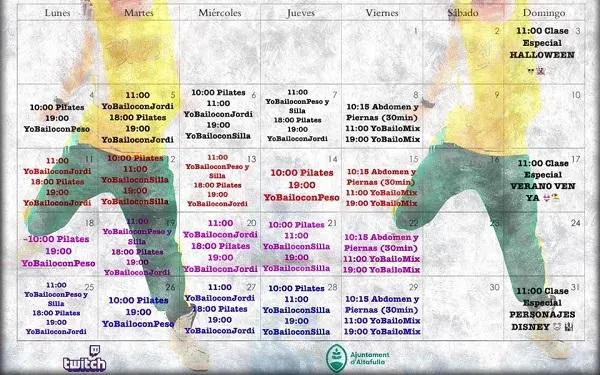 L’Ajuntament d’Altafulla i Jordi Giralde ofereixen classes virtuals de zumba a través de la plataforma Twitch