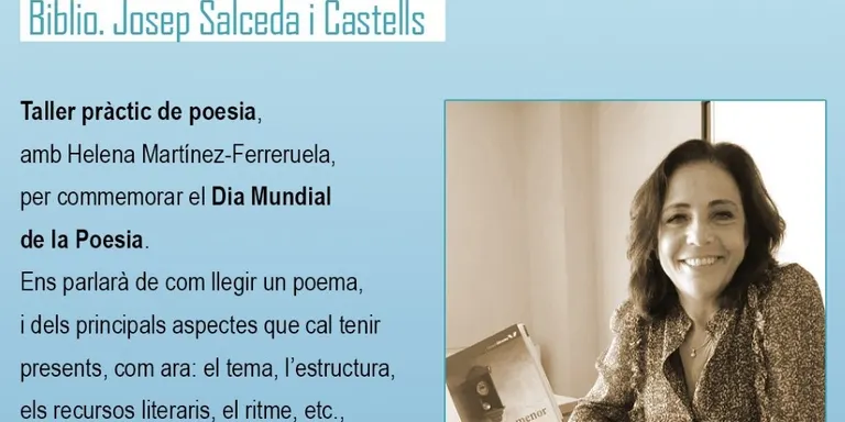 Cambrils celebra el Dia Mundial de la Poesia amb un taller pràctic a càrrec d’Helena Martínez