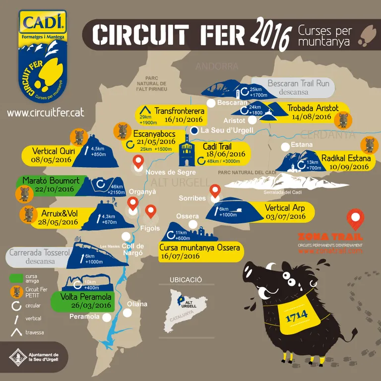 Acte de lliurament de premis del Cadí Circuit Fer 2016