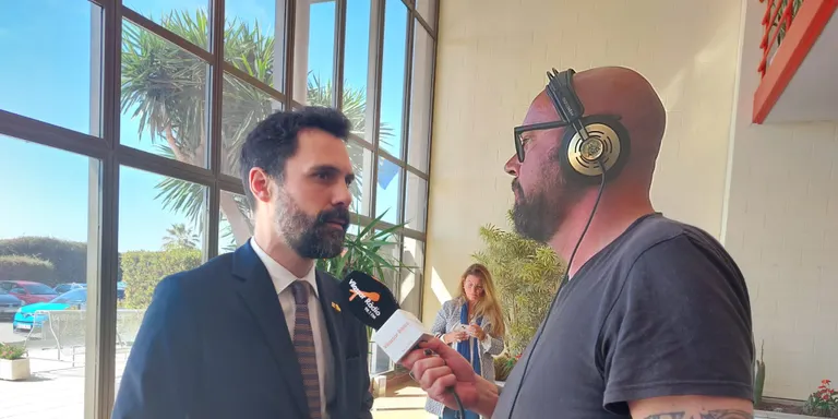 El conseller d’Empresa i Treball de la Generalitat, Roger Torrent, ha visitat Vilassar de Mar