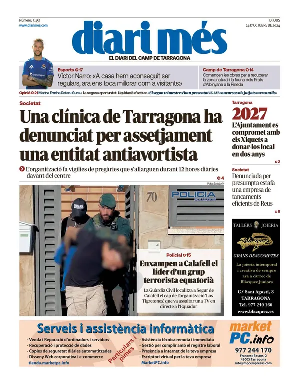 Cop d'ull als diaris d'aquest dijous 24 d'octubre