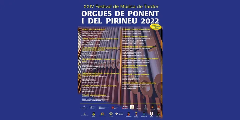 Cancel·lat el concert a la Seu d'Urgell del Festival Orgues de Ponent i del Pirineu