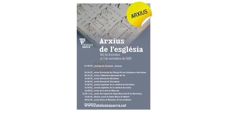L'Arxiu Diocesà de Solsona dona el tret de sortida a una programació especial per donar a conèixer el patrimoni documental conservat als arxius de l'Església