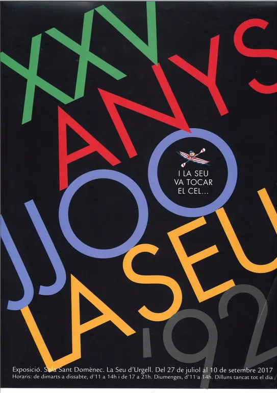 La Seu d'Urgell commemora els 25 anys de Barcelona'92 amb una exposició i un llibre