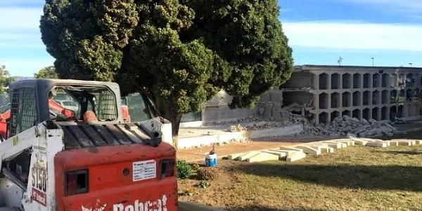 En marxa les obres de renovació del Cementiri Municipal d’Altafulla