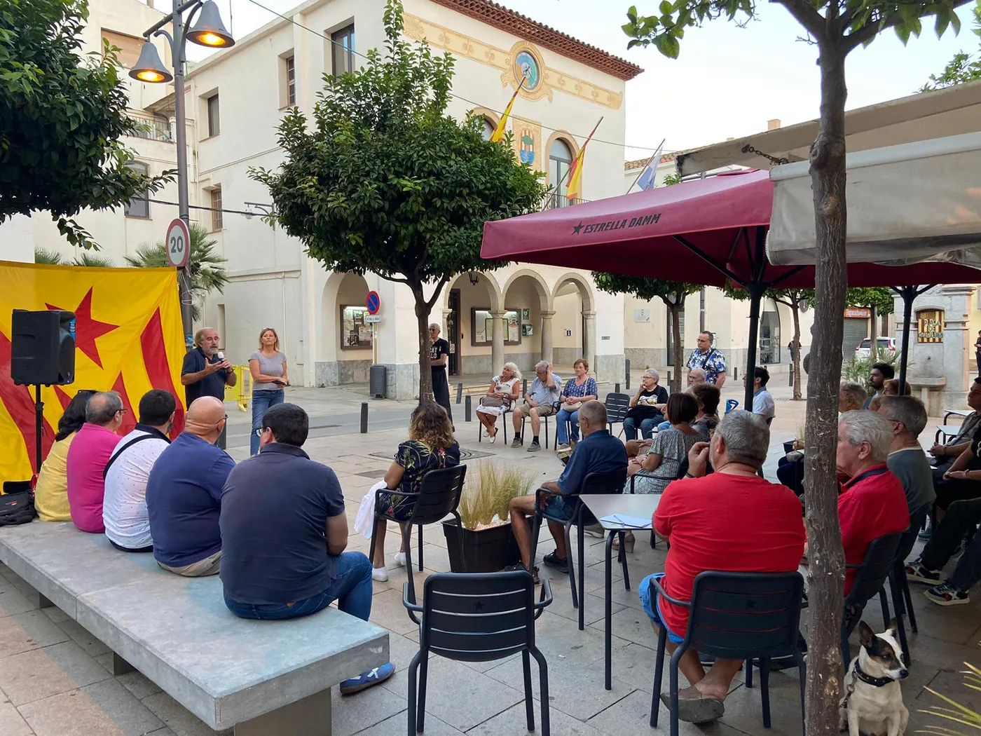 El moviment independentista fa un acte coincidint amb els sis anys de l'1-O a Pineda