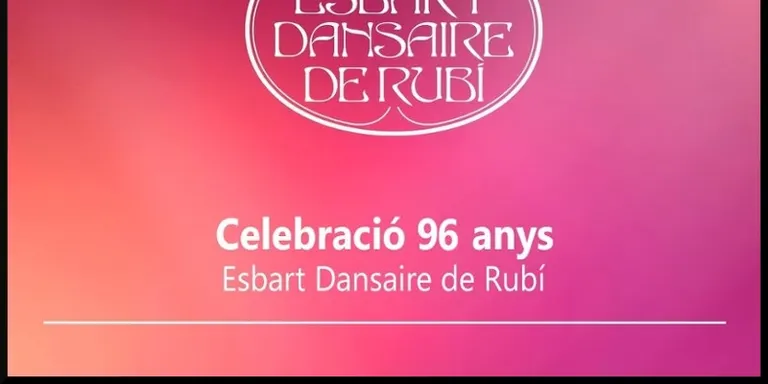 JOAN CAMPS l'Esbart Dansaire de Rubí fa 96 anys