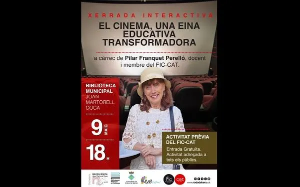 El FIC-CAT inicia els actes previs amb una xerrada sobre els efectes del cinema en l’educació, a càrrec de la docent i membre del certamen, Pilar Franquet
