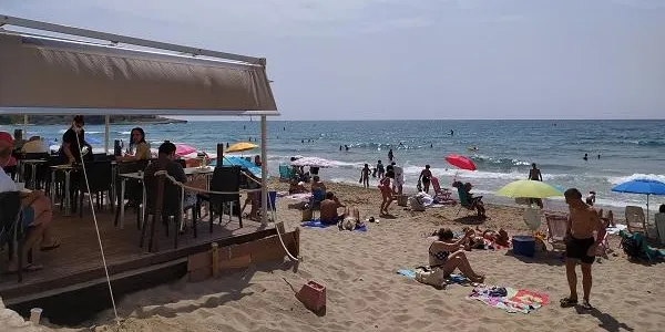 L'estiu que ve podrien desaparèixer les zones de gandules a la platja d'Altafulla i les terrasses recuperarien les seves dimensions