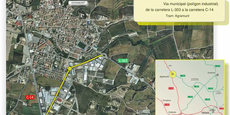 Agramunt obrirà un pas alternatiu als vehicles pesants