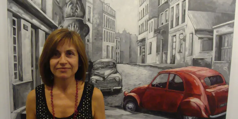 La sala 'La Cuina' acull una exposició de pintures d'Asun Roca
