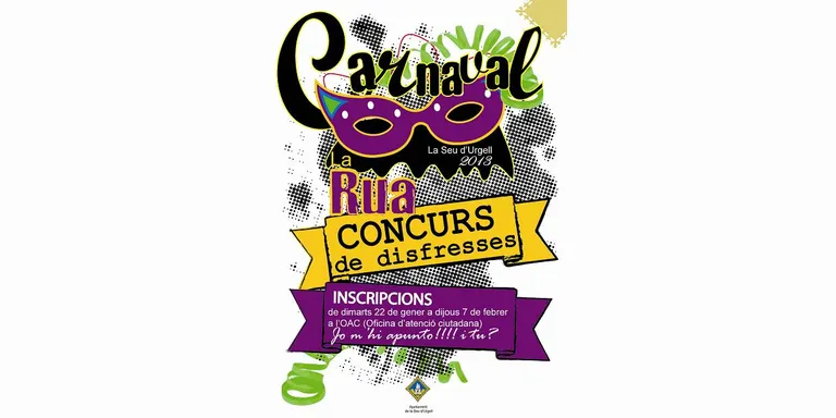 Obertes les inscripcions per participar a la rua-concurs del Carnaval de la Seu