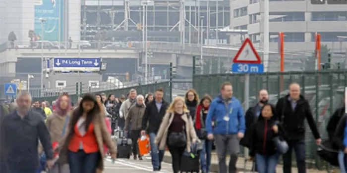 Arenyencs que viuen a Brussel·les diuen que, fins aquest matí, hi havia sensació de tranquil·litat
