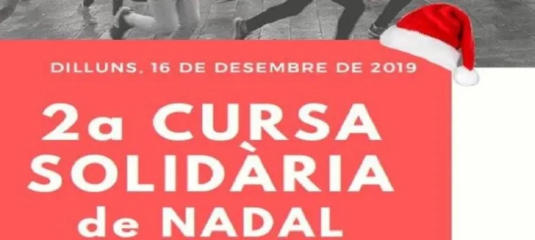 El 16 de desembre, 2a Cursa Solidària de Nadal!