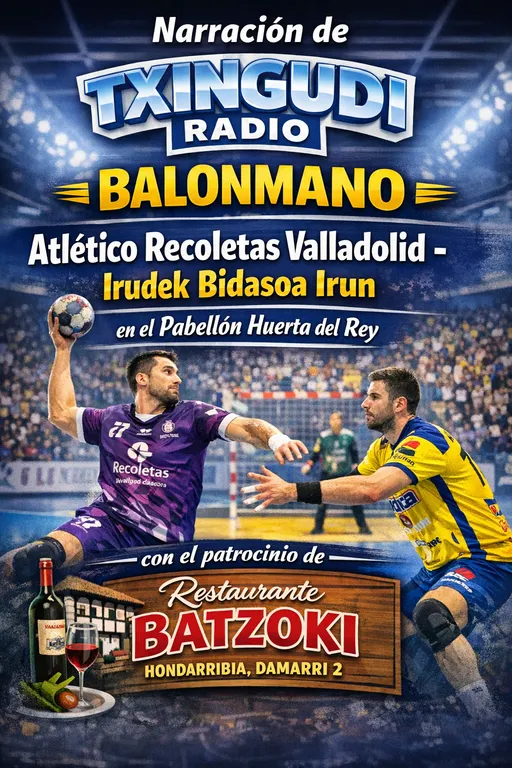 ATLETICO RECOLETAS VALLADOLID-IRUDEK BIDASOA IRUN, MUCHO EN JUEGO PARA LOS DE MOZAS TRAS LA DERROTA DE GRANOLLERS